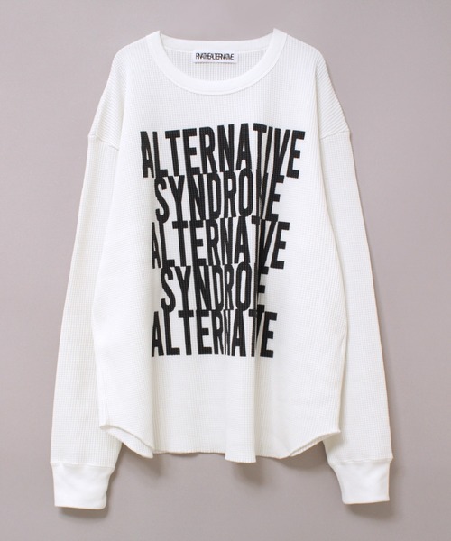 RNA（アールエヌエー）の「M2351 ＡＬＴＥＲＮＡＴＩＶＥワッフルプルオーバー（Tシャツ/カットソー・レディース・ホワイト/ピンク/ブラウン・MEDIUM）」の8枚目の写真