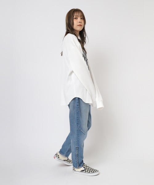 RNA（アールエヌエー）の「M2351 ＡＬＴＥＲＮＡＴＩＶＥワッフルプルオーバー（Tシャツ/カットソー・レディース・ホワイト/ピンク/ブラウン・MEDIUM）」の12枚目の写真