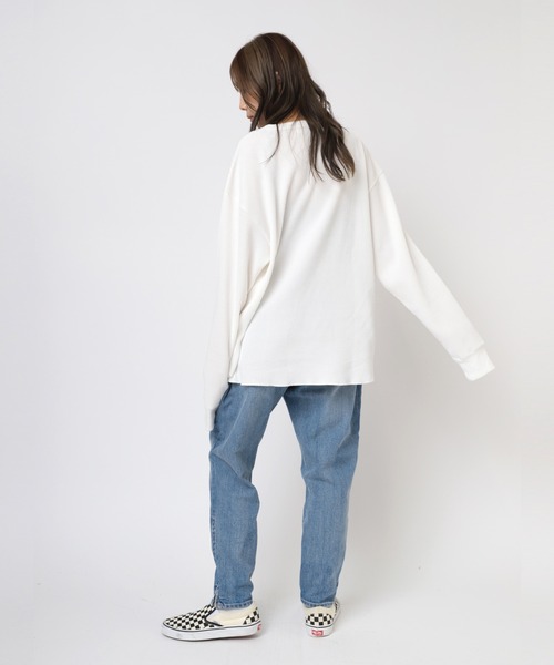 RNA（アールエヌエー）の「M2351 ＡＬＴＥＲＮＡＴＩＶＥワッフルプルオーバー（Tシャツ/カットソー・レディース・ホワイト/ピンク/ブラウン・MEDIUM）」の13枚目の写真