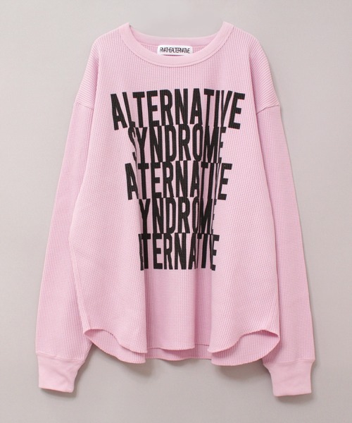 RNA（アールエヌエー）の「M2351 ＡＬＴＥＲＮＡＴＩＶＥワッフルプルオーバー（Tシャツ/カットソー・レディース・ホワイト/ピンク/ブラウン・MEDIUM）」の9枚目の写真