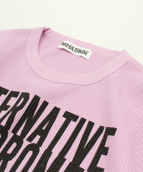 RNA（アールエヌエー）の「M2351 ＡＬＴＥＲＮＡＴＩＶＥワッフルプルオーバー（Tシャツ/カットソー・レディース・ホワイト/ピンク/ブラウン・MEDIUM）」の17枚目の写真