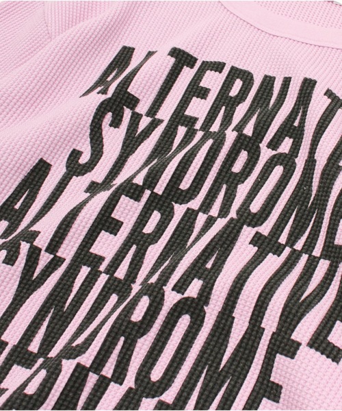 RNA（アールエヌエー）の「M2351 ＡＬＴＥＲＮＡＴＩＶＥワッフルプルオーバー（Tシャツ/カットソー・レディース・ホワイト/ピンク/ブラウン・MEDIUM）」の18枚目の写真