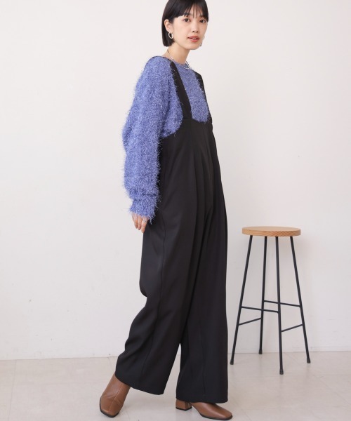Bou Jeloud(ブージュルード)の「ハイショクベルトサロペット(サロペット/オーバーオール・レディース・ブラック/ベージュ/A・38)」の17枚目の写真