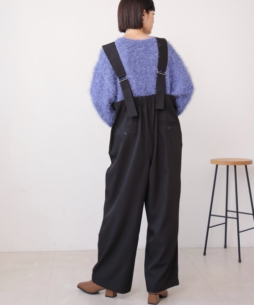 Bou Jeloud(ブージュルード)の「ハイショクベルトサロペット(サロペット/オーバーオール・レディース・ブラック/ベージュ/A・38)」の21枚目の写真