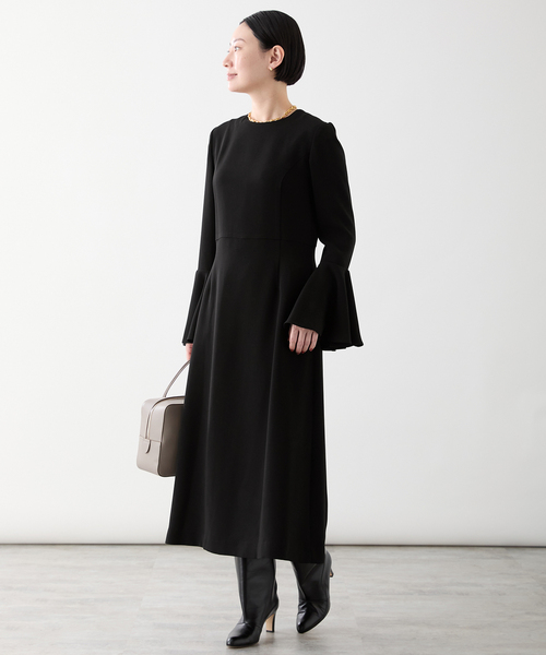 Room no.8（ルームエイト）の「ROOM NO.8 BLACK （ルームエイトブラック）BELLSLEEVE ドレス  BR8O-234-1455（ワンピース・レディース・ブラック・FREE）」の22枚目の写真
