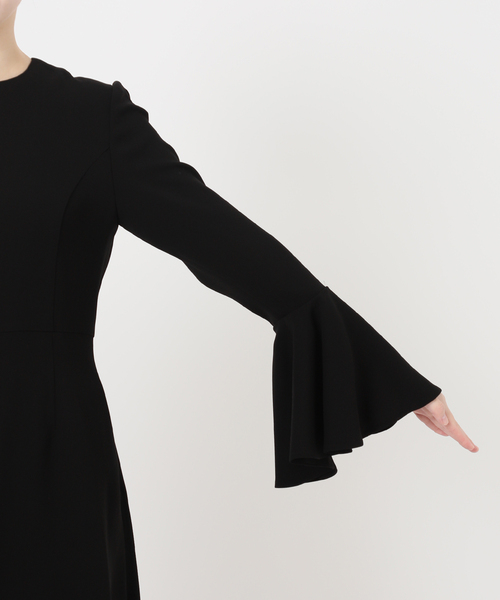 Room no.8（ルームエイト）の「ROOM NO.8 BLACK （ルームエイトブラック）BELLSLEEVE ドレス  BR8O-234-1455（ワンピース・レディース・ブラック・FREE）」の10枚目の写真