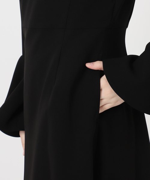 Room no.8（ルームエイト）の「ROOM NO.8 BLACK （ルームエイトブラック）BELLSLEEVE ドレス  BR8O-234-1455（ワンピース・レディース・ブラック・FREE）」の16枚目の写真