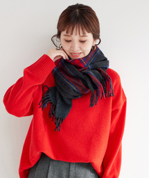 B.C STOCK | MOON/ムーン 別注 チェックストール(マフラー)