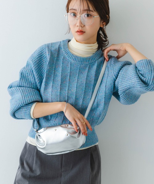 RODE SKO（ロデスコ）の「ハートスタッズミニショルダーバッグ（ショルダーバッグ・レディース・シルバー/ブラック・ONE）」の8枚目の写真