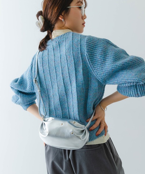 RODE SKO（ロデスコ）の「ハートスタッズミニショルダーバッグ（ショルダーバッグ・レディース・シルバー/ブラック・ONE）」の9枚目の写真