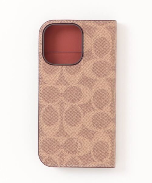 COACH(コーチ)の「IPHONE 16 PRO フォリオ・シグネチャー キャンバス(スマホケース/カバー・メンズ・ベージュ系その他・ONE)」の2枚目の写真