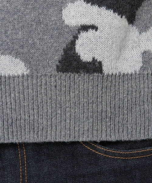 GLOBAL WORK(グローバルワーク)の「7ゲージカモフラニットプルオーバー/567926(ニット/セーター・メンズ・カーキ/グレー・LARGE/X-LARGE/SMALL/MEDIUM)」の15枚目の写真