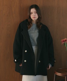boucle double tailored coat / ブークレダブルテーラードコート
