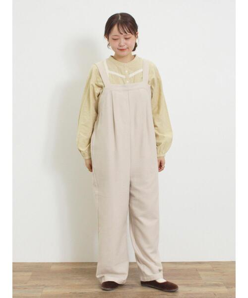 Samansa Mos2（サマンサ モスモス）の「レース切替ギャザーチュニック