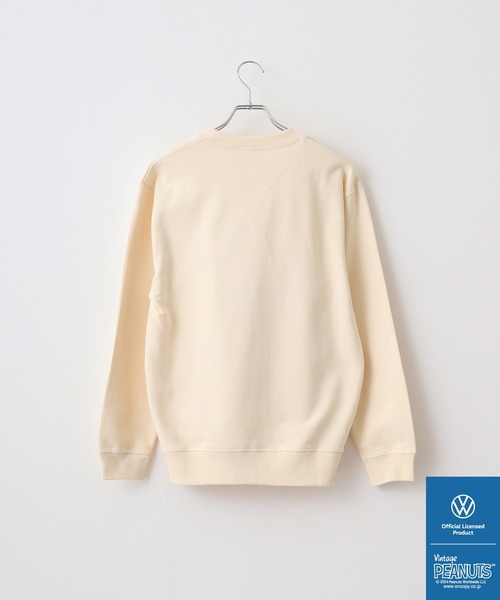 PEANUTS×VW SNOOPY×フォルクスワーゲンスウェットクルーネック