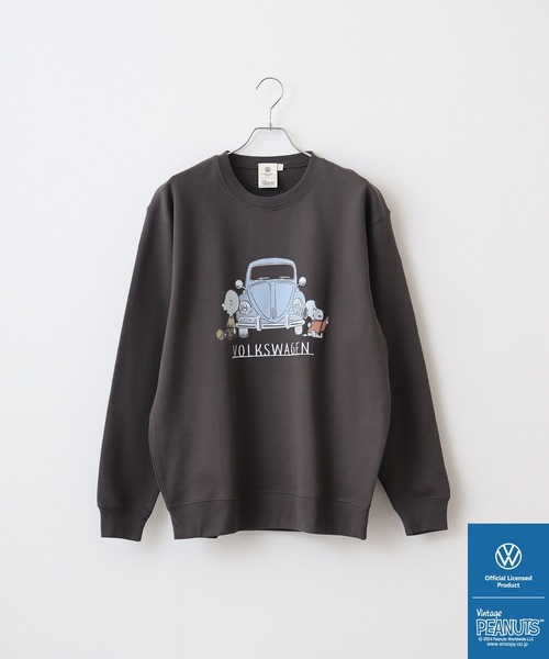パーカー PEANUTS×VW SNOOPY×フォルクスワーゲンスウェットプルパーカー レディース メンズ フォルクスワーゲン パーカー PEANUTS×VW SNOOPY