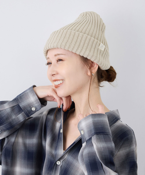 ROPE' PICNIC（ロペピクニック）の「リブニットワッチ（ニットキャップ/ビーニー・レディース・ベージュ系その他/ブラック/ライトグリーン・FREE）」の11枚目の写真