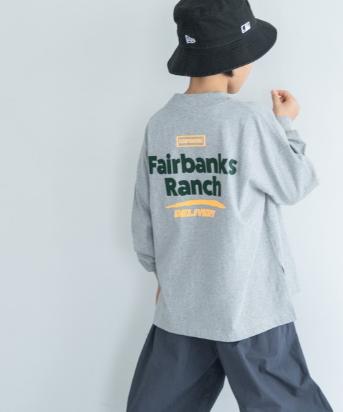 LOWRYS FARM（ローリーズファーム）の「アソートプリントＢＩＧＬＳ　288048（Tシャツ/カットソー・キッズ・グリーン/ネイビー/オフホワイト/グレー・110cm/120cm/130cm/140cm/150cm）」の3枚目の写真