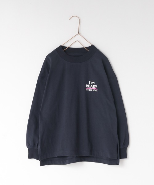LOWRYS FARM（ローリーズファーム）の「アソートプリントＢＩＧＬＳ　288048（Tシャツ/カットソー・キッズ・グリーン/ネイビー/オフホワイト/グレー・110cm/120cm/130cm/140cm/150cm）」の5枚目の写真