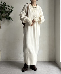 DouDou | ロングニットワンピース(ワンピース)