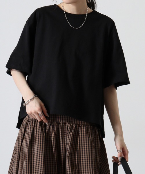 CROSS & STITCH(クロスステッチ)の「CROSS & STITCH OEウィメンズオーバーTシャツ(Tシャツ/カットソー・メンズ・ヘザーグレー/アーミー/ブラック/ベージュ系/ホワイト・M)」の1枚目の写真