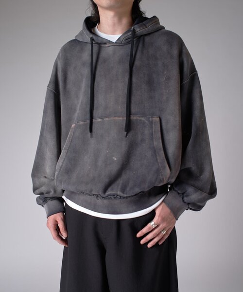 Lui's（ルイス）の「GOATフェードスウェットパーカー（パーカー・メンズ・ブラック/グレー・S/M）」の20枚目の写真