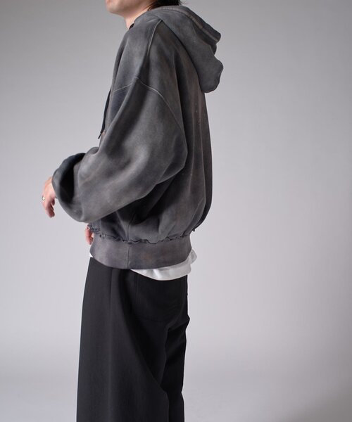 Lui's（ルイス）の「GOATフェードスウェットパーカー（パーカー・メンズ・ブラック/グレー・S/M）」の21枚目の写真