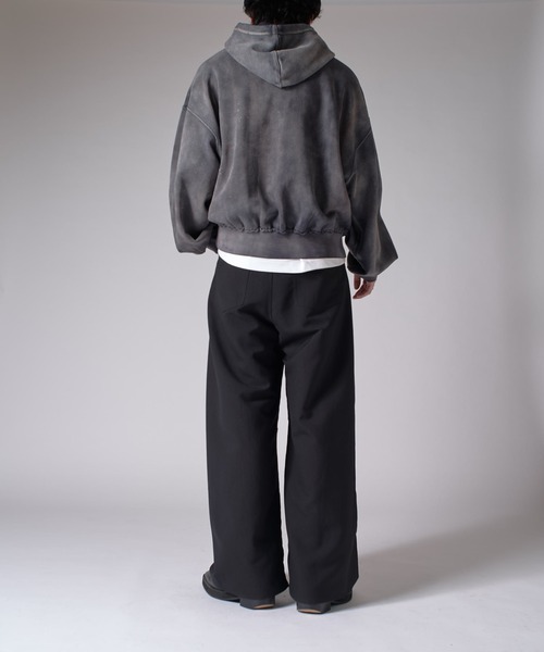 Lui's（ルイス）の「GOATフェードスウェットパーカー（パーカー・メンズ・ブラック/グレー・S/M）」の10枚目の写真