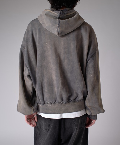 Lui's（ルイス）の「GOATフェードスウェットパーカー（パーカー・メンズ・ブラック/グレー・S/M）」の14枚目の写真