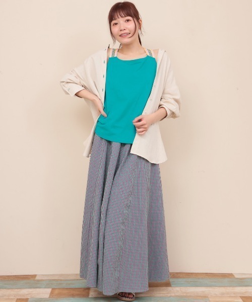 チチカカ（チチカカ）の「カラフルブレードインナータンクトップ（タンクトップ・レディース・ブラック/ブルーグリーン/ブルー・LARGE/MEDIUM）」の7枚目の写真