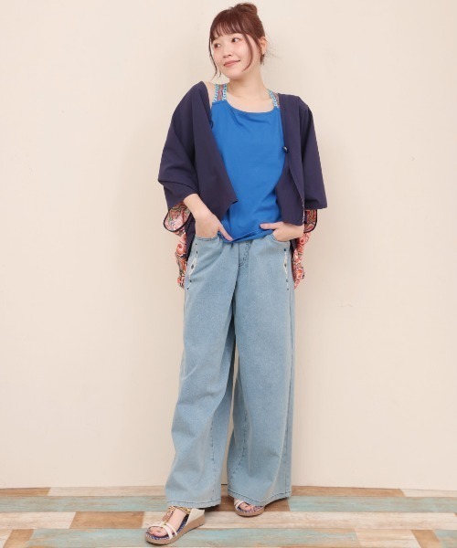 チチカカ（チチカカ）の「カラフルブレードインナータンクトップ（タンクトップ・レディース・ブラック/ブルーグリーン/ブルー・LARGE/MEDIUM）」の5枚目の写真