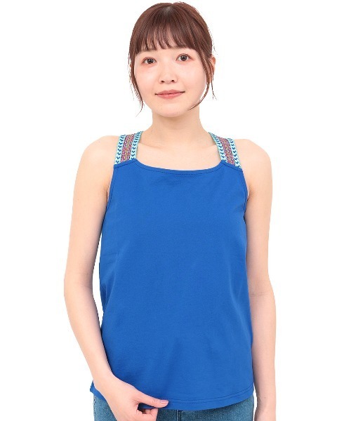 チチカカ（チチカカ）の「カラフルブレードインナータンクトップ（タンクトップ・レディース・ブラック/ブルーグリーン/ブルー・LARGE/MEDIUM）」の10枚目の写真