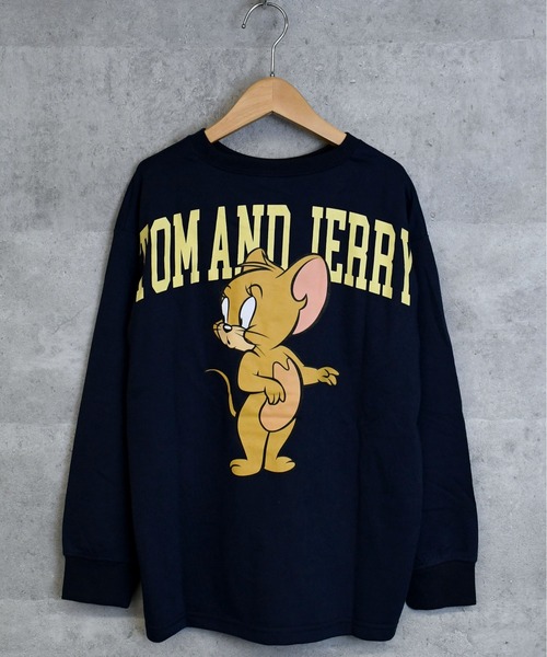 Tom＆Jerry（トムアンドジェリー）の「2025AW TOM & JERRY BIG sweatshirt / 2025AW トムアンドジェリー ビッグ スウェット（スウェット・キッズ・ベージュ/ライトグレー系1/グレー/ブラック/ブラック系その他/ネイビー系/グレー系その他2/ネイビー系1/ベージュ系その他/ライトグレー系2/グリーン/ライトグレー系/グレー系その他/グレー系その他3/グリーン系その他/ネイビー・150/140/160）」の15枚目の写真