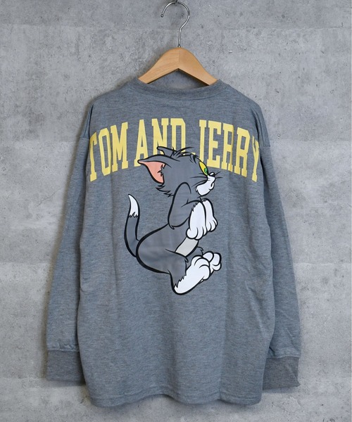 Tom＆Jerry（トムアンドジェリー）の「2025AW TOM & JERRY BIG sweatshirt / 2025AW トムアンドジェリー ビッグ スウェット（スウェット・キッズ・ベージュ/ライトグレー系1/グレー/ブラック/ブラック系その他/ネイビー系/グレー系その他2/ネイビー系1/ベージュ系その他/ライトグレー系2/グリーン/ライトグレー系/グレー系その他/グレー系その他3/グリーン系その他/ネイビー・150/140/160）」の5枚目の写真