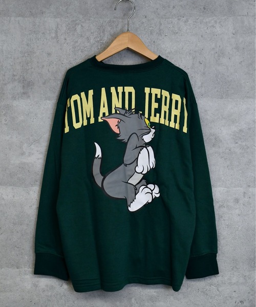 Tom＆Jerry（トムアンドジェリー）の「2025AW TOM & JERRY BIG sweatshirt / 2025AW トムアンドジェリー ビッグ スウェット（スウェット・キッズ・ベージュ/ライトグレー系1/グレー/ブラック/ブラック系その他/ネイビー系/グレー系その他2/ネイビー系1/ベージュ系その他/ライトグレー系2/グリーン/ライトグレー系/グレー系その他/グレー系その他3/グリーン系その他/ネイビー・150/140/160）」の13枚目の写真