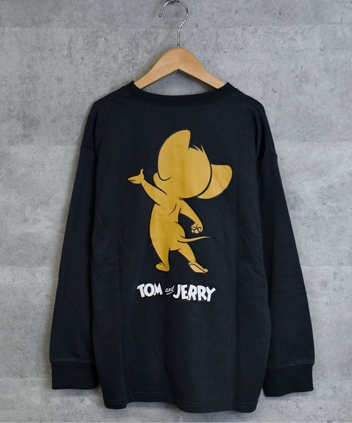 Tom＆Jerry（トムアンドジェリー）の「2025AW TOM & JERRY BIG sweatshirt / 2025AW トムアンドジェリー ビッグ スウェット（スウェット・キッズ・ベージュ/ライトグレー系1/グレー/ブラック/ブラック系その他/ネイビー系/グレー系その他2/ネイビー系1/ベージュ系その他/ライトグレー系2/グリーン/ライトグレー系/グレー系その他/グレー系その他3/グリーン系その他/ネイビー・150/140/160）」の6枚目の写真