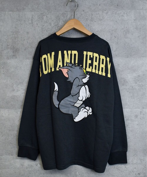 Tom＆Jerry（トムアンドジェリー）の「2025AW TOM & JERRY BIG sweatshirt / 2025AW トムアンドジェリー ビッグ スウェット（スウェット・キッズ・ベージュ/ライトグレー系1/グレー/ブラック/ブラック系その他/ネイビー系/グレー系その他2/ネイビー系1/ベージュ系その他/ライトグレー系2/グリーン/ライトグレー系/グレー系その他/グレー系その他3/グリーン系その他/ネイビー・150/140/160）」の7枚目の写真