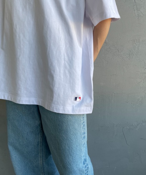 MLB（メジャーリーグベースボール）の「[FANATICS/ファナティクス] 別注 MLB ワンポイントロゴ刺繍Tシャツ（Tシャツ/カットソー・レディース・レッド/ホワイト/ブラック・M/XXL/XL/S/L）」の18枚目の写真