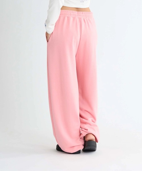 ROXY（ロキシー）の「SUN CHASERS PANTS /ロキシーアジャスターコード付きスウェットパンツ（スウェットパンツ・レディース・ホワイト/ピンク/グレー・LARGE/MEDIUM/SMALL）」の8枚目の写真