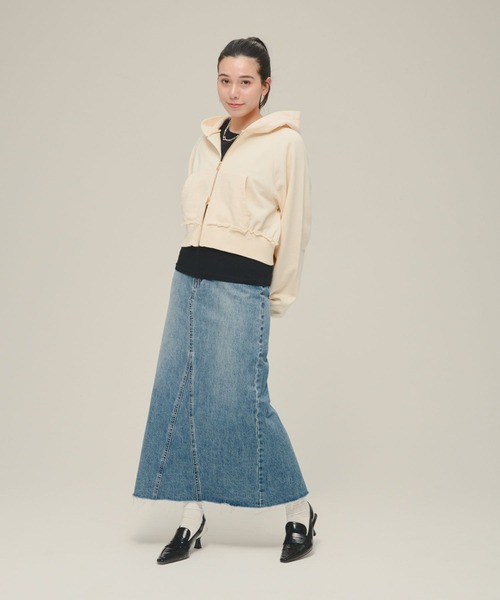 セール】【eL】Short Zip Hoodie/287468（パーカー）｜eL（エル