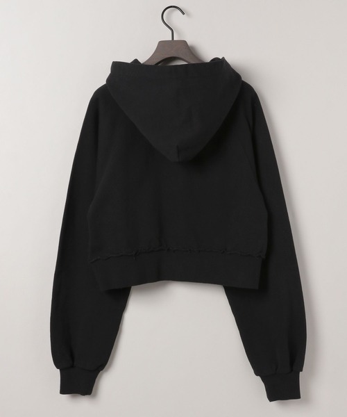 eL(エル)の「【eL】Short Zip Hoodie/287468(パーカー・レディース・ブラック/オフホワイト・FREE)」の12枚目の写真