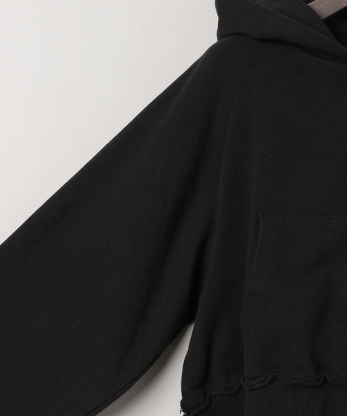 eL(エル)の「【eL】Short Zip Hoodie/287468(パーカー・レディース・ブラック/オフホワイト・FREE)」の14枚目の写真