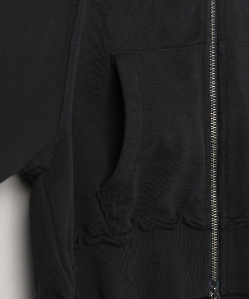 eL(エル)の「【eL】Short Zip Hoodie/287468(パーカー・レディース・ブラック/オフホワイト・FREE)」の17枚目の写真