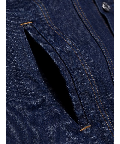 Nudie Jeans（ヌーディージーンズ）の「Danny 40s Redcast　デニムジャケット（デニムジャケット・メンズ・ノンウォッシュ・MEDIUM/SMALL/X-LARGE/LARGE）」の4枚目の写真