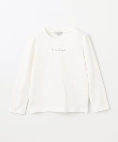 ANY(エニィ)の「キャミソール付き 長袖Tシャツ(Tシャツ/カットソー・キッズ・ホワイト系/ライラック系・110/120/130)」の12枚目の写真