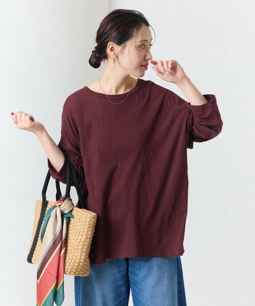 セール】限定展開 シアー 天竺 ロングスリーブ プルオーバー（T
