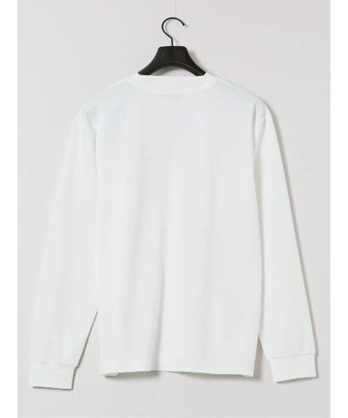NOTA BENE(ノータベネ)の「【ストレッチ ウォッシャブル】NOTABENE ふくれチェック クルーネック長袖Tシャツ(Tシャツ/カットソー・メンズ・ホワイト/ブラック・MEDIUM/LARGE/X-LARGE)」の19枚目の写真