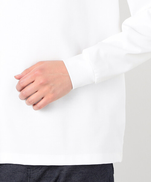 COMME CA ISM(コムサイズム)の「シルキーポンチ 長袖Tシャツ(Tシャツ/カットソー・メンズ・ブラック/ホワイト/ライトグレー・MEDIUM/LARGE)」の17枚目の写真