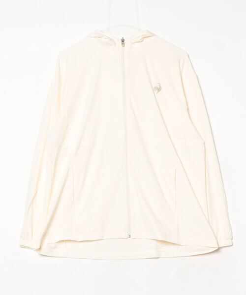 le coq sportif(ルコックスポルティフ)の「ルコックスポルティフ 接触冷感UVシャツパーカー(パーカー・レディース・ブルー/オフホワイト・M/L)」の2枚目の写真