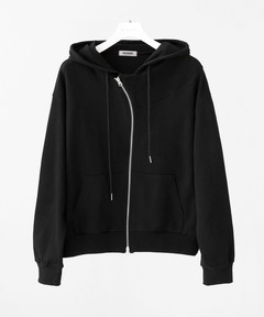 agnes b. アニエスベー ジップアップ スウェット ブルゾン 裏起毛 agnes b. アニエスベー ジップアップ スウェット ブルゾン 裏